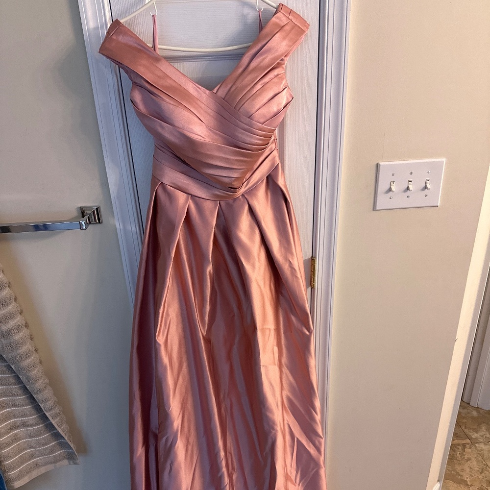 Pink Floor Length Giwn